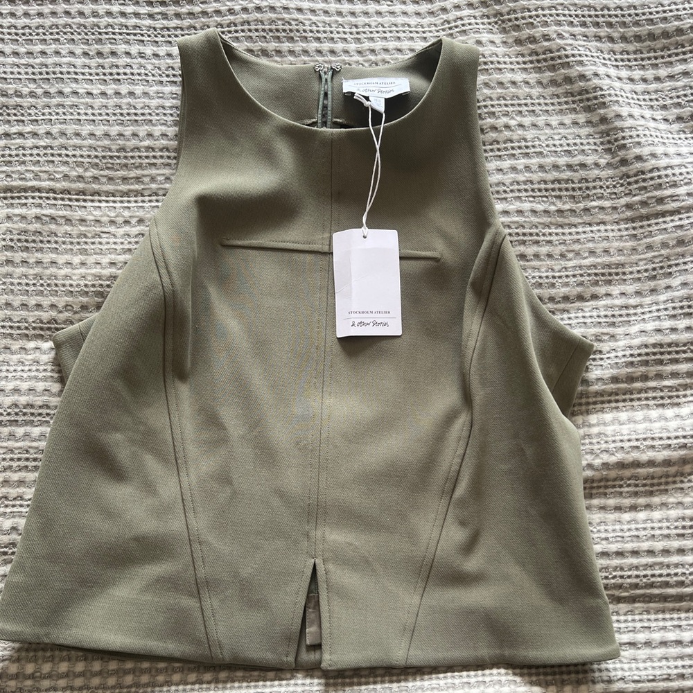 & Other Stories Tailored Tank Top - Picture 7 of 10
